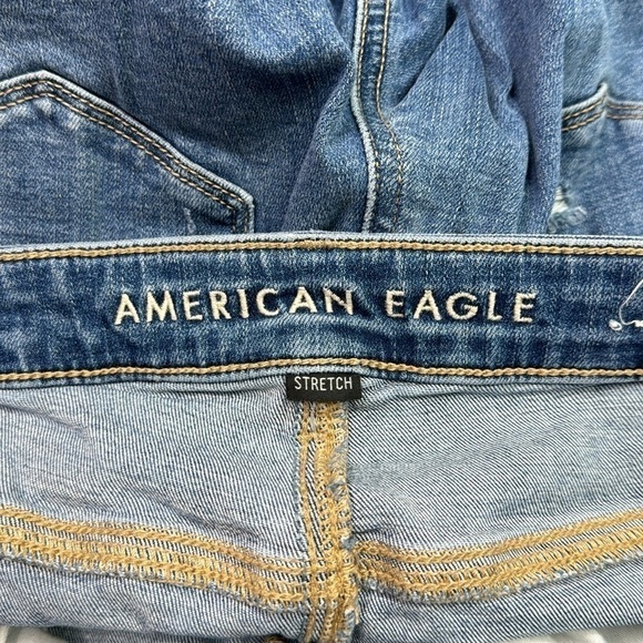 American Eagle Stretch Super hi Rise Flare Jeans Size 6 - Picture 12 of 14